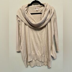 Victoria's Secret Cream Draped Neck Sweater XS